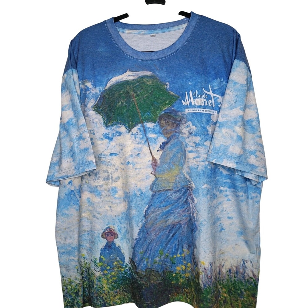 Exhibition Hub Claude Monet: The Immersive Experience Tee T-Shirt Mens 5XL Artsy